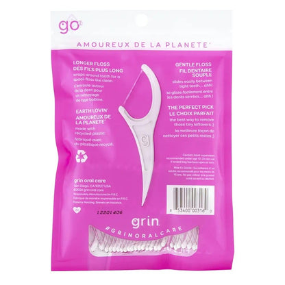 Grin Smooth Floss Tape - Gentle Flossers, 60 Count
