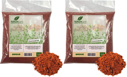 Ground Annatto Seed Powder Bulk Bag 1 lb – Vitamin E Tocotrienols (Pack of 2)