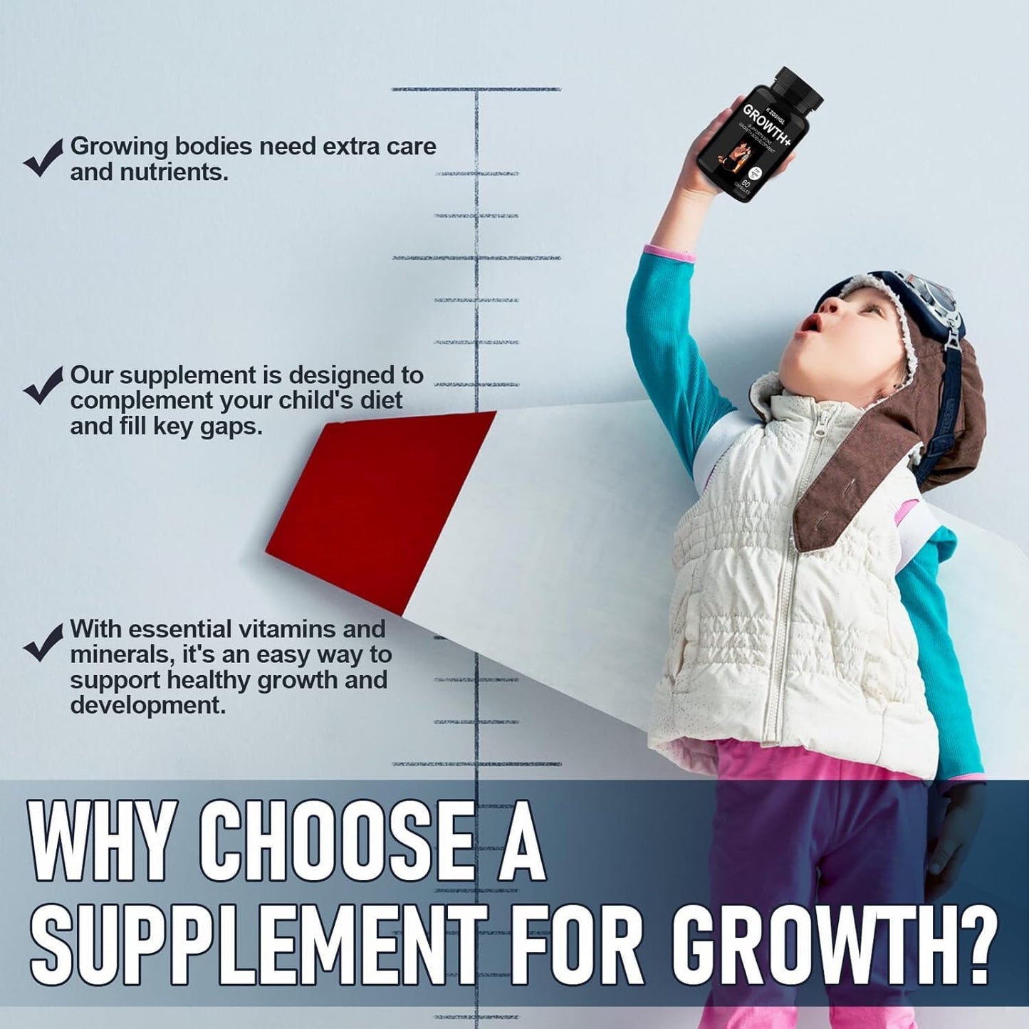 Growth Capsules – Natural Growth Supplement for Children & Teens