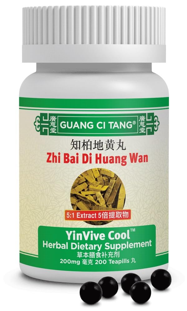 Guang Ci Tang - Zhi Bai Di Huang Wan (YinVive Cool™) | Menopause Support | 200 Teapills