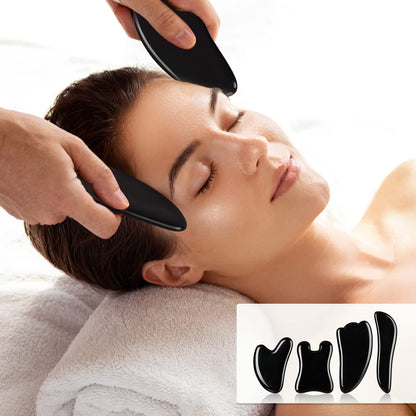airogym Guasha Massage Tool – 4pc Natural Gua Sha Board Set