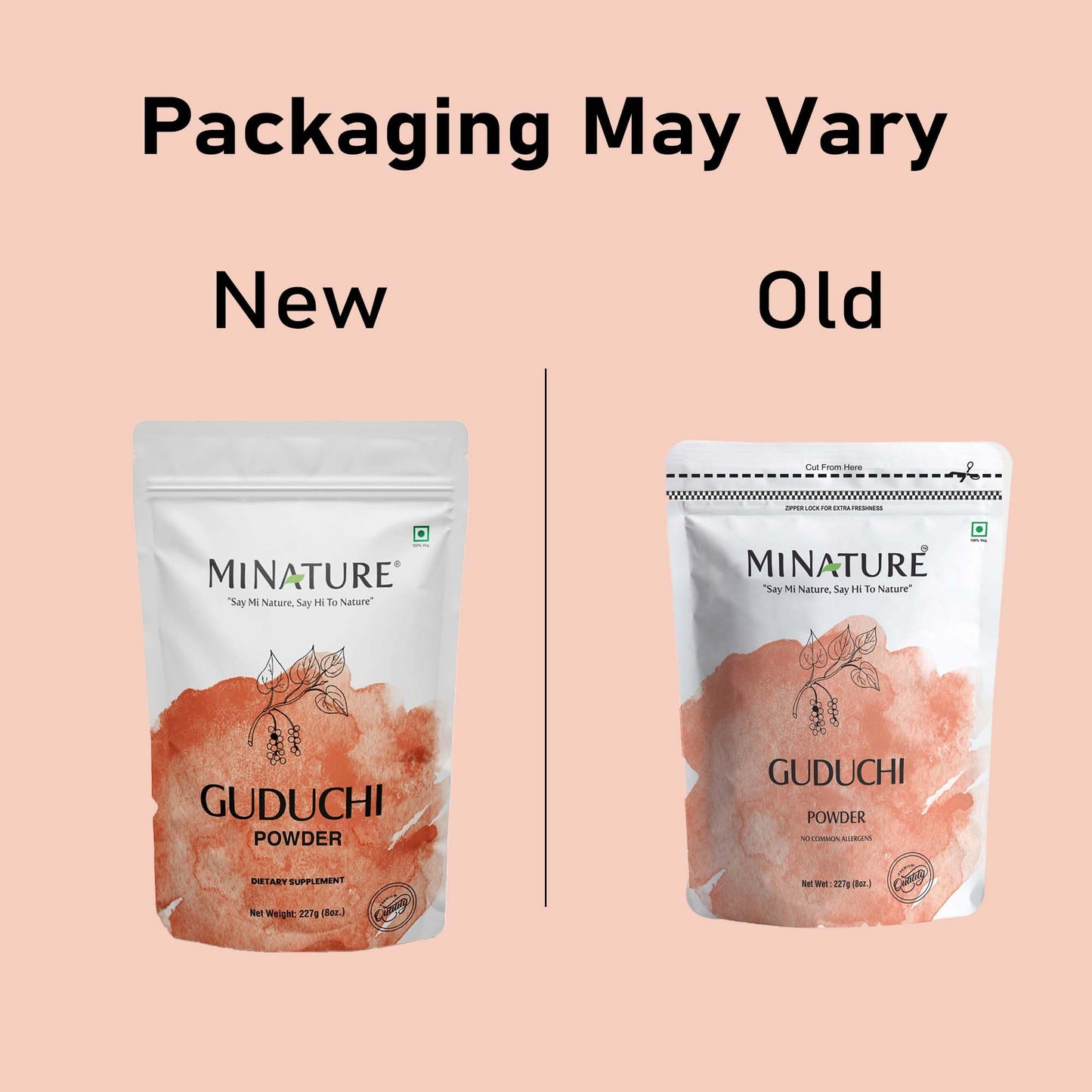 Guduchi Powder (Giloy) – Tinospora Cordifolia | Supports Digestion & Immunity | 227g (8oz) | Resealable Pouch