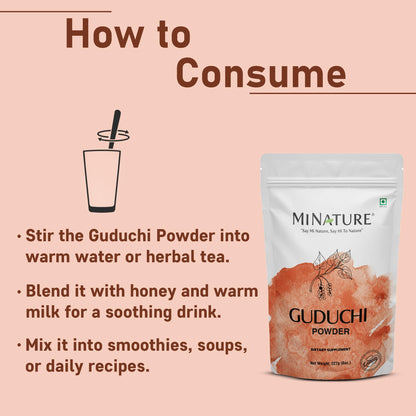 Guduchi Powder (Giloy) – Tinospora Cordifolia | Supports Digestion & Immunity | 227g (8oz) | Resealable Pouch