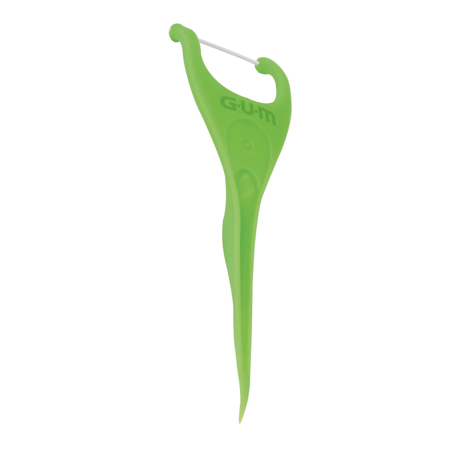 GUM Angled Floss Picks – Extra Strong Shred-Resistant Mint, 75 Count