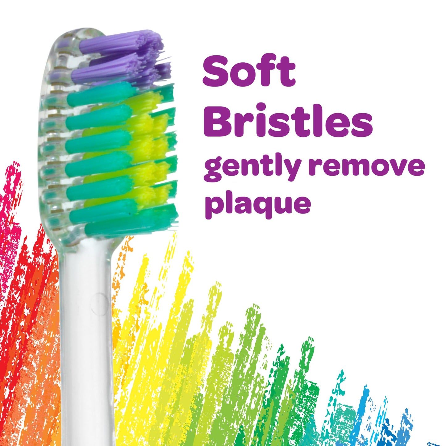 GUM Crayola Kids Light-Up Timer Toothbrush – Soft Bristles & Suction Cup (3+)