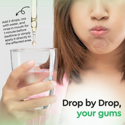 3 PCS DentiZen Gum Drops – Gum Relief Drops & Natural Mouthwash