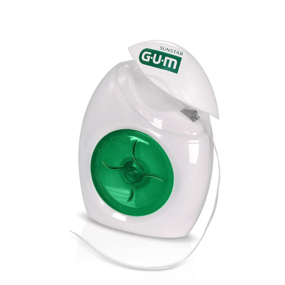 GUM Pro-Weave Woven Dental Floss – Mint Waxed, 3 Count + 2 Travel Units