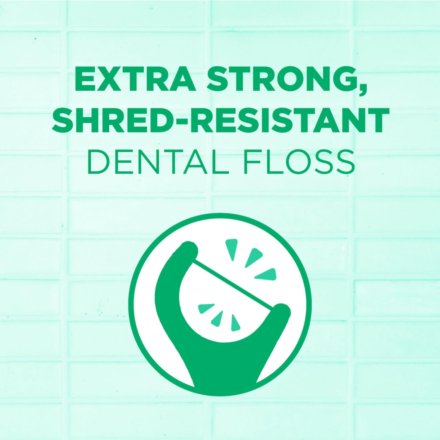 GUM Professional Clean Floss Picks – Extra-Strong Mint Floss, Easy-Grip Handle (90 Count, Pack of 6)
