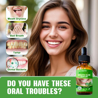Gum Restore Drops – Bad Breath Treatment for Adults | Gum Regrowth for Receding Gums, Dry Mouth, Alcohol-Free Mint 60ML
