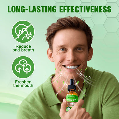 Gum Restore Drops – Bad Breath Treatment for Adults | Gum Regrowth for Receding Gums, Dry Mouth, Alcohol-Free Mint 60ML