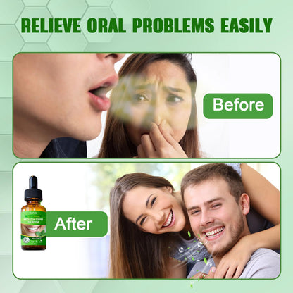 Gum Restore Drops – Bad Breath Treatment for Adults | Gum Regrowth for Receding Gums, Dry Mouth, Alcohol-Free Mint 60ML