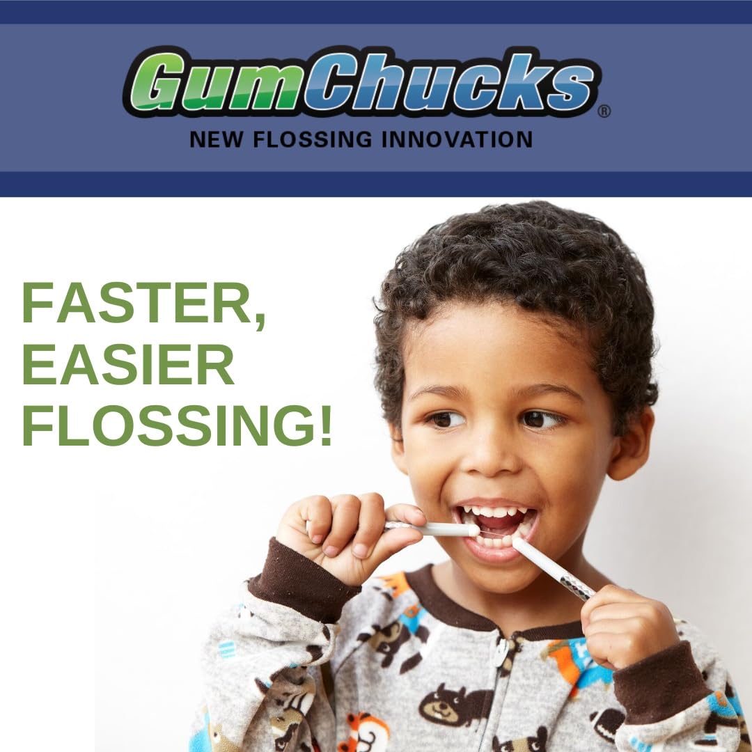GumChucks Floss for Teeth - Starter Pack | Braces & Kids