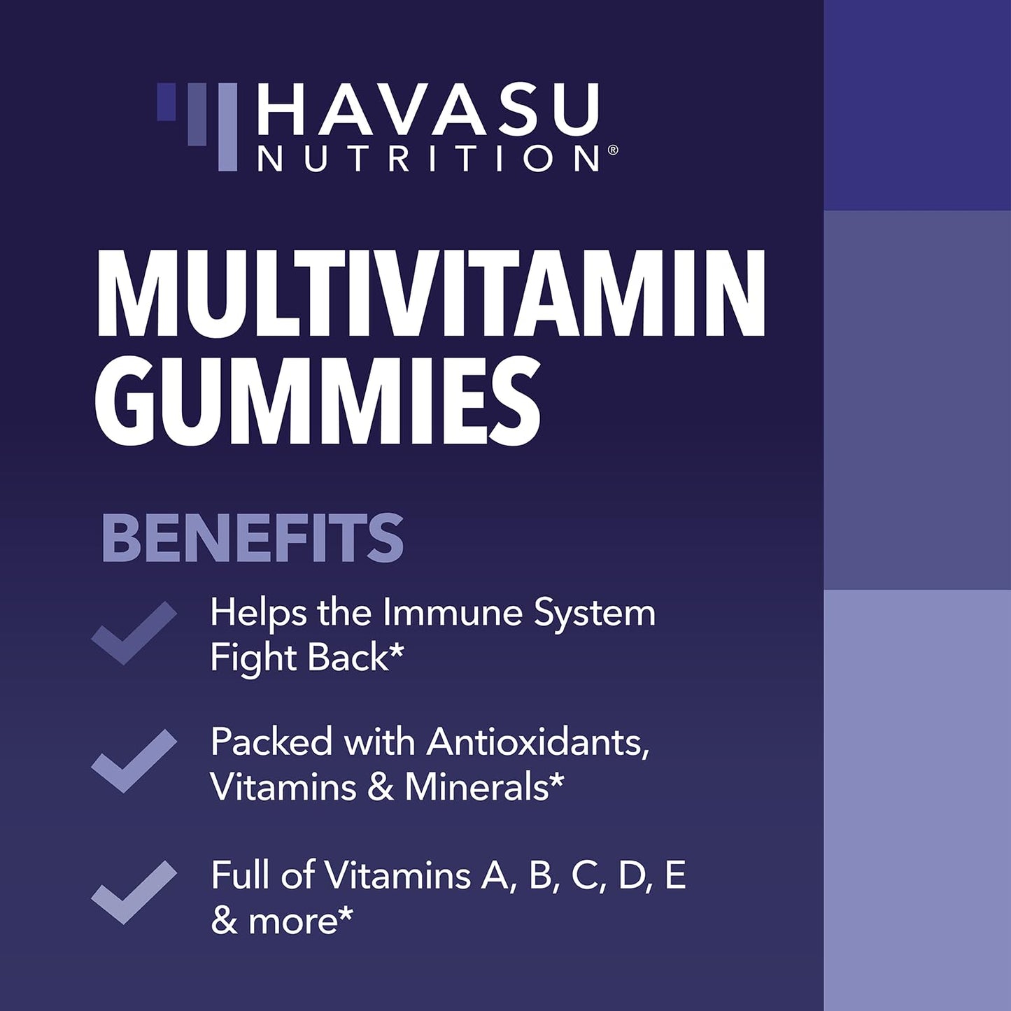 Multivitamin Gummies for Adults - Mixed Berry Flavor, 60 Count | Vitamin C, D & Zinc