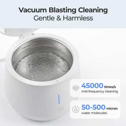 Guntsous Ultrasonic Retainer Cleaner Machine – 45kHz Medium Frequency + 3 LED Lights