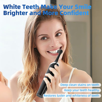 GUPAY Tooth Polisher – Rechargeable Whitening Kit, 5 Speeds, IPX6 Waterproof