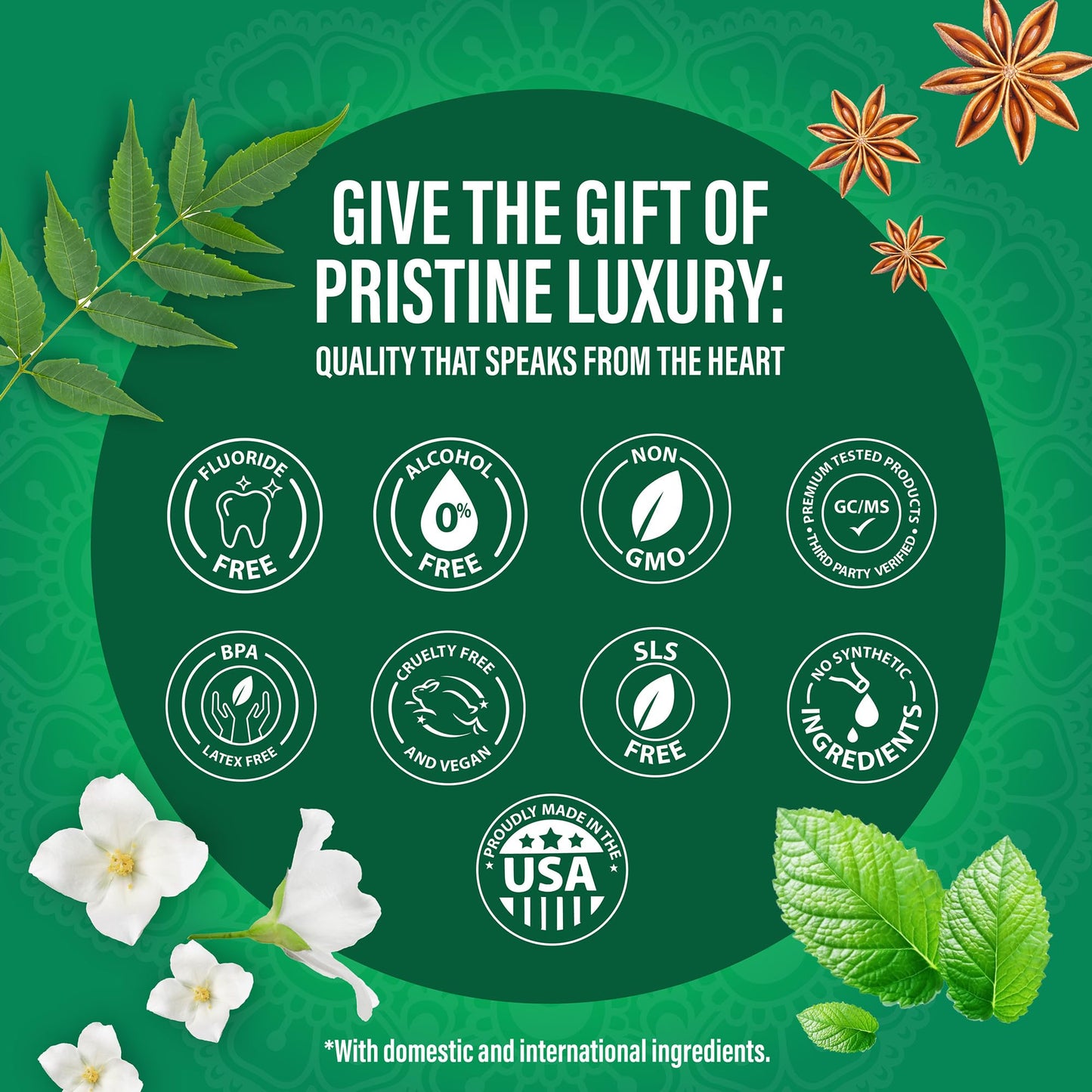 GuruNanda Mint to Be Kit: CocoMint Oil Pulling, Neem Toothpaste & Breath Mouthwash