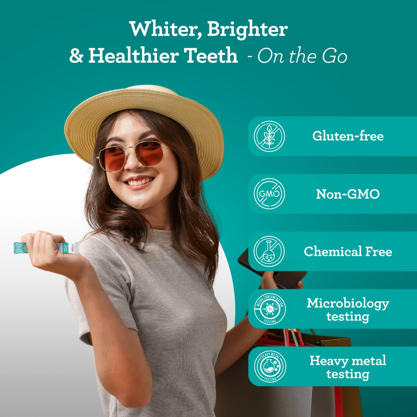 GuruNanda Travel Sachets – Coconut Oil Pulling Mouthwash with 7 Essential Oils