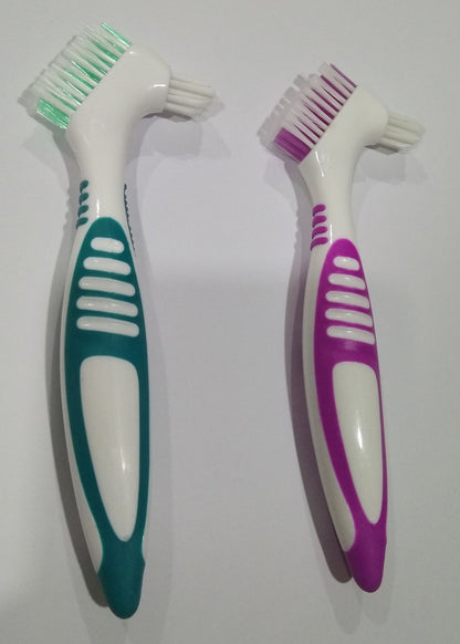 2-Pack Denture Cleaning Brush Set – Premium Denture Care Tool
