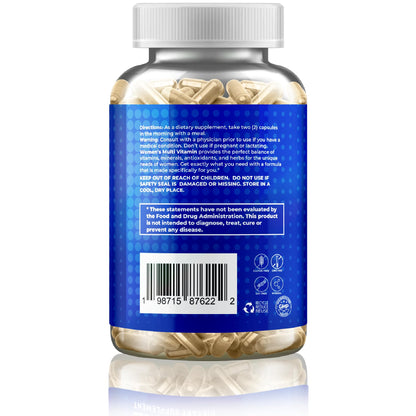 Gusevit 37-in-1 Women’s Multivitamin – Immune Support, Energy & Hair Health (120 Count)