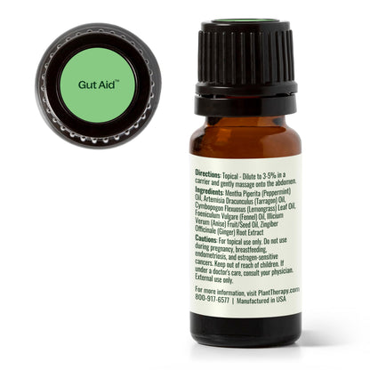 Plant Therapy Gut Aid Essential Oil Blend 10 mL – Upset Stomach Relief