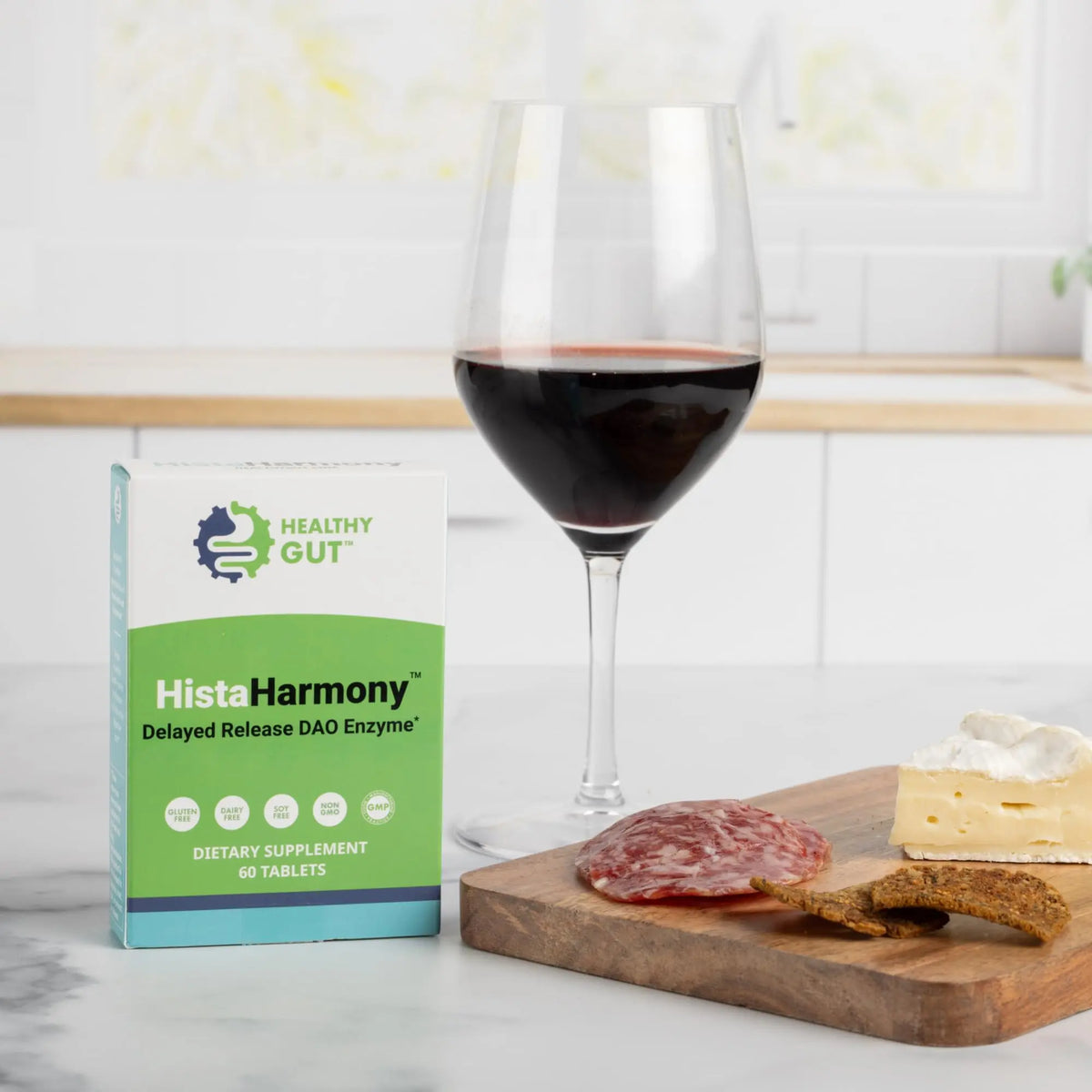 Healthy Gut HistaHarmony DAO Enzyme Supplement – 30,000 HDU, Delayed Release, 60 Servings BritishVita | Premium UK Vitamins & Wellness Supplements