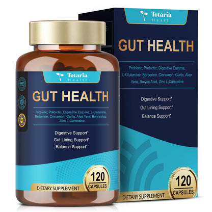4-in-1 Gut Health Supplement with 60B CFU Probiotics for Immunity & Skin | Women & Men