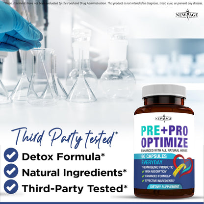 NEW AGE Pro Optimize Probiotics for Women – Menopause & Digestive Health (Dong Quai 565mg)