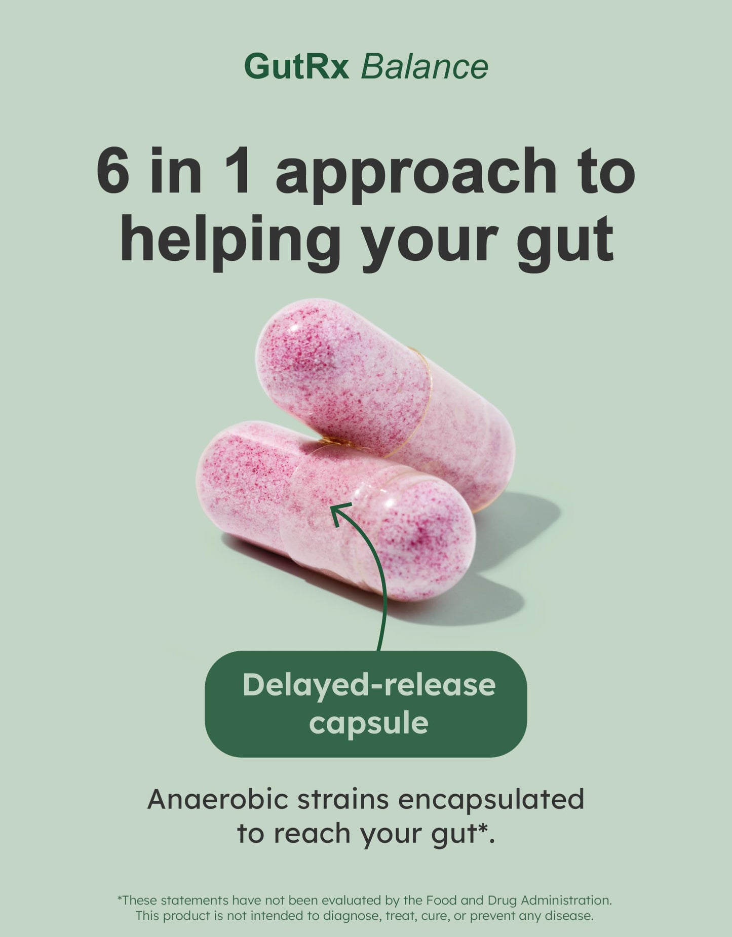 GutRx Balance Probiotics for Gut Health – Akkermansia, Christensenella, 30 ct, Gluten Free
