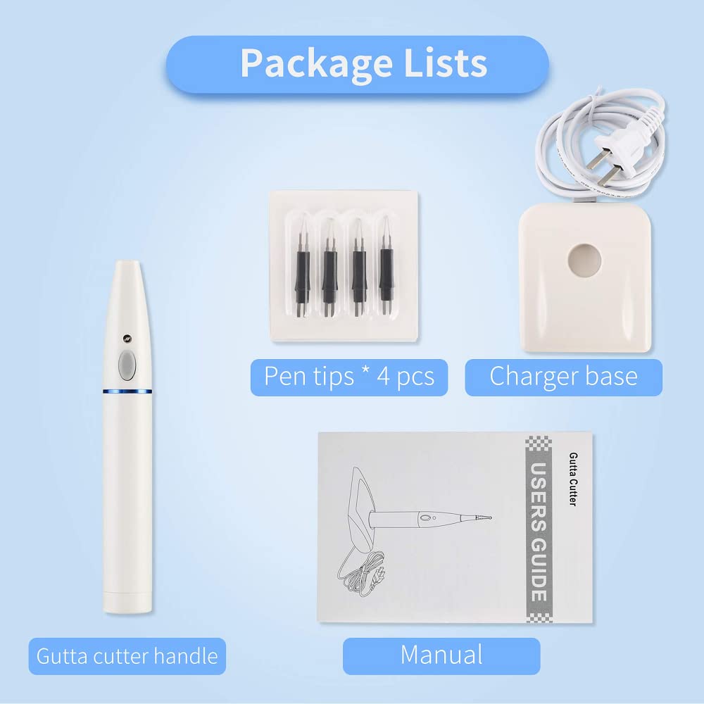 Gutta Percha Point Cutter with 4 Tips – Endo Obturation System with Heated Pen
