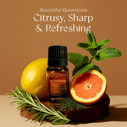 Gya Labs Active Energy Essential Oil Blend - 0.34 oz for Diffuser