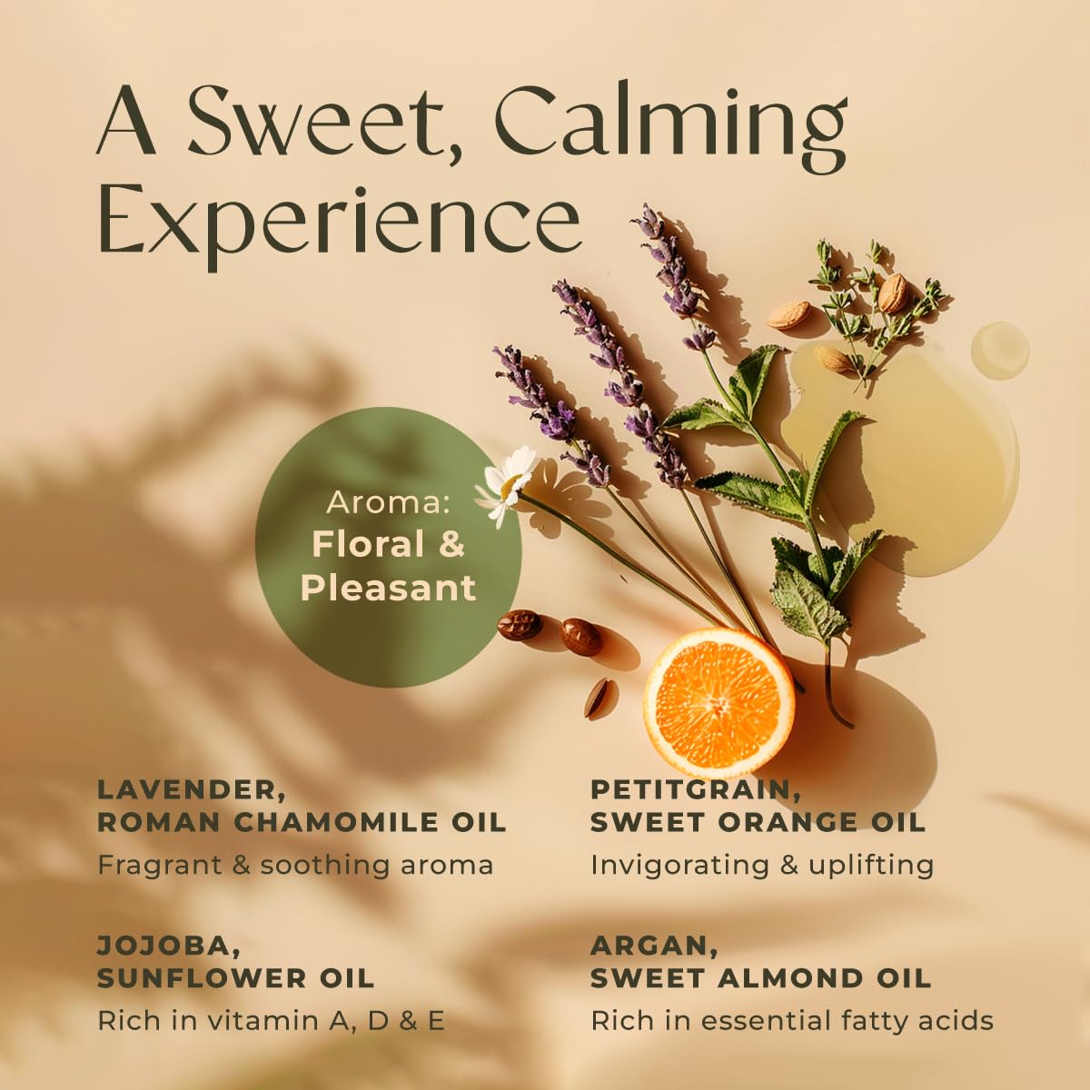 Gya Labs Calming Massage Oil - 6.76 Fl Oz - Non-Greasy Sore Muscle Relief & Relaxation
