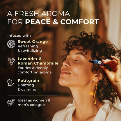 Gya Labs Deep Calm Essential Oil Roll-On – 0.34 Fl Oz Travel Size for Aromatherapy and Relaxation