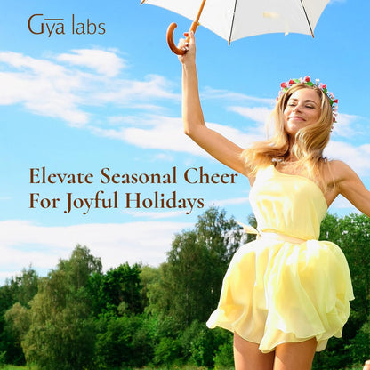Gya Labs Holiday Essential Oil Blend – Comforting & Uplifting Aromatherapy (0.34 fl oz)