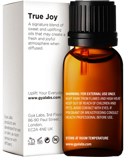 Gya Labs Joy Essential Oil Blend - 100% Pure True Joy Essential Oil (0.34 fl oz) | Calming & Uplifting
