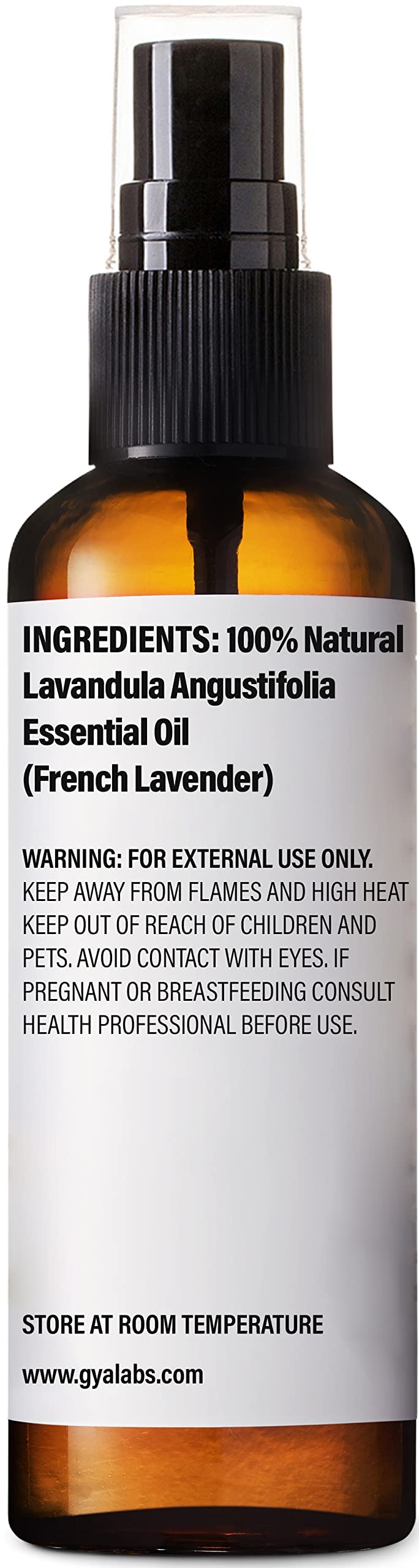 Gya Labs French Lavender Hydrosol - 3.4 Fl Oz | Face & Body Mist, Pillow & Linen Spray