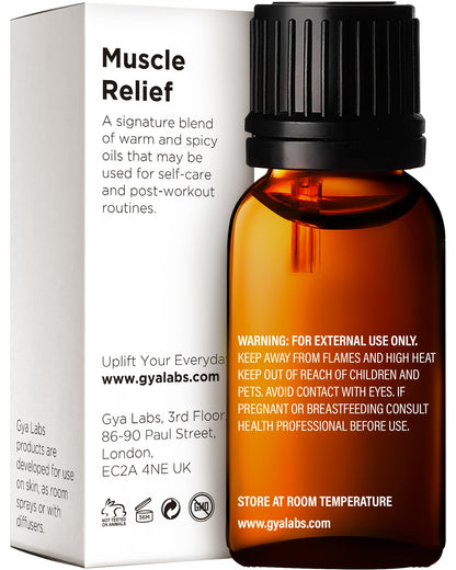 Gya Labs Muscle Relief Essential Oils Blends - 0.34 Fl Oz