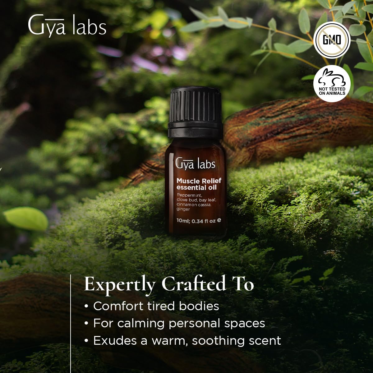 Gya Labs Muscle Relief Essential Oils Blends - 0.34 Fl Oz