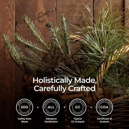 Gya Labs Organic Pine Needle Essential Oil – 0.34 fl oz | Diffuser, Skin, Hair, DIY Candle Making