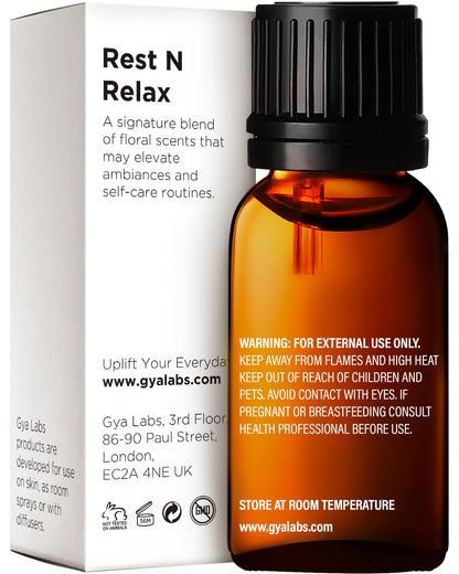 Gya Labs Rest N Relax Essential Oil Blend – Calming & Relaxing (0.34 oz)