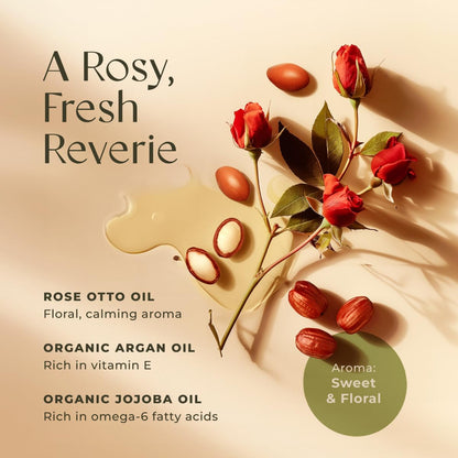 Gya Labs Rose Massage Oil – 6.76 fl oz | Non-Greasy, Relaxation & All Skin Types
