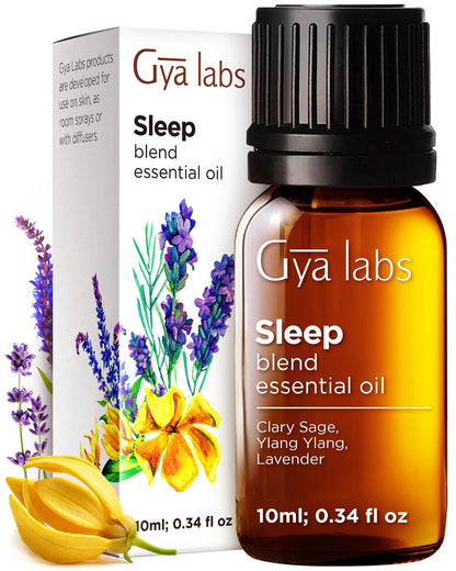 Gya Labs Sleep Essential Oil Blend – 0.34 oz, Pure Sleep Oil for Diffuser & Aromatherapy