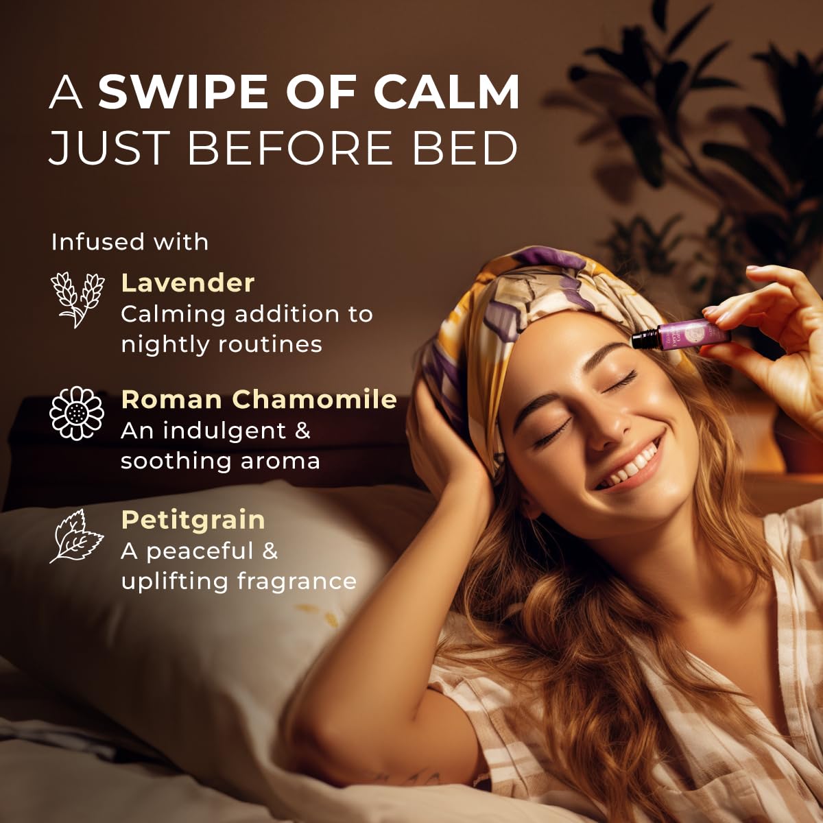 Gya Labs Sleep Essential Oil Roll On - 0.34 fl oz Travel Size for Relaxation & Aromatherapy
