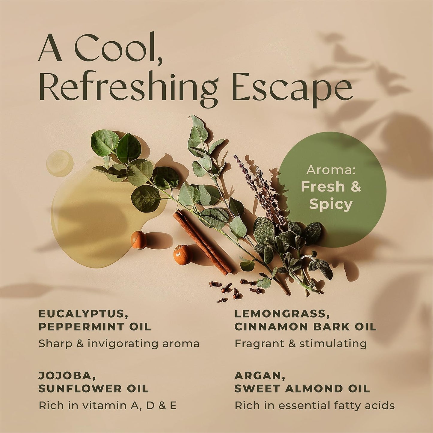 Gya Labs Soothing Massage Oil – 6.76 Fl Oz | Non-Greasy Formula for Sore Muscles & Deep Relaxation