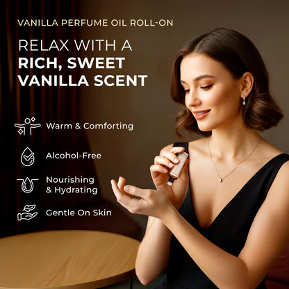 Gya Labs Vanilla Oleoresin Essential Oil Roll-On – 0.34 Fl Oz Travel Size