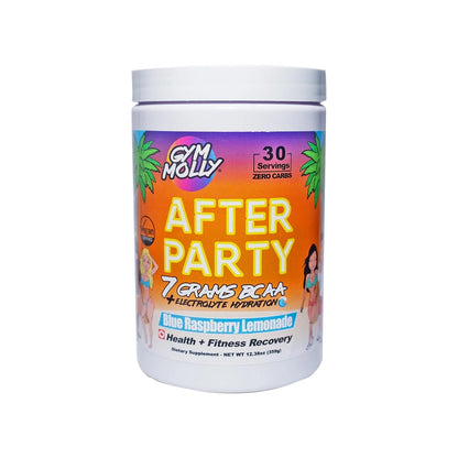 Gym Molly After Party Vegan BCAA Powder – Electrolyte, Zero Carbs, 35 Calories