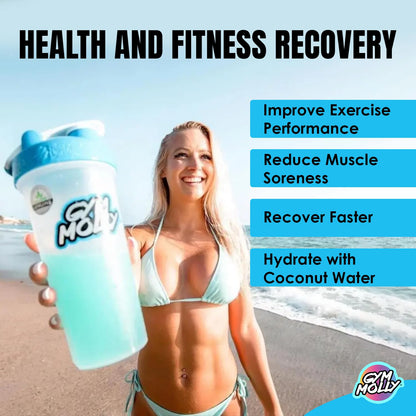 Gym Molly After Party Vegan BCAA Powder – Electrolyte, Zero Carbs, 35 Calories