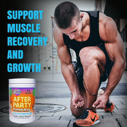 Gym Molly After Party Vegan BCAA Powder – Electrolyte, Zero Carbs, 35 Calories