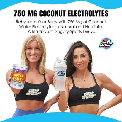 Gym Molly After Party Vegan BCAA Powder – Electrolyte, Zero Carbs, 35 Calories