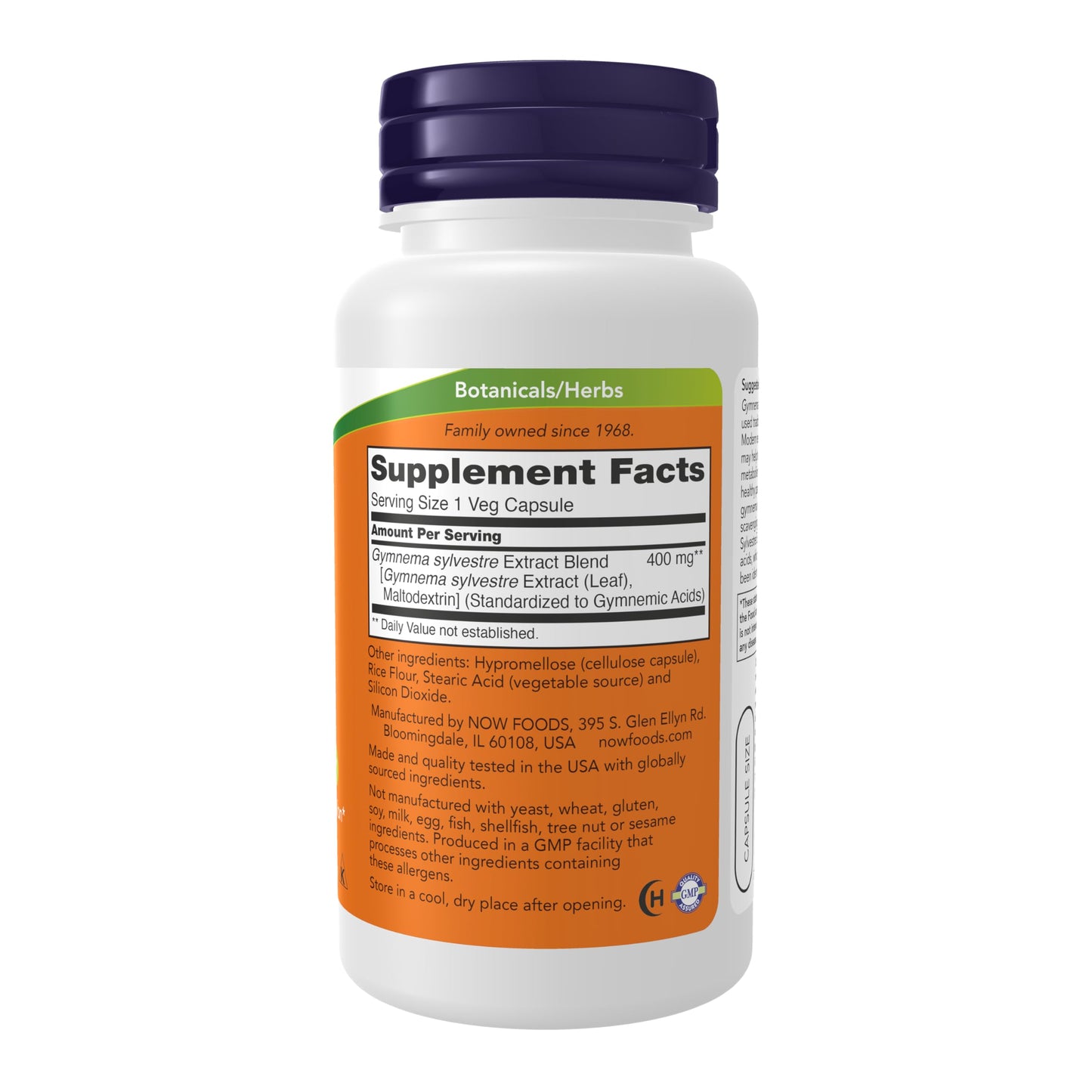 NOW Supplements Gymnema Sylvestre 400 mg – Supports Glucose Metabolism, 90 Veg Capsules