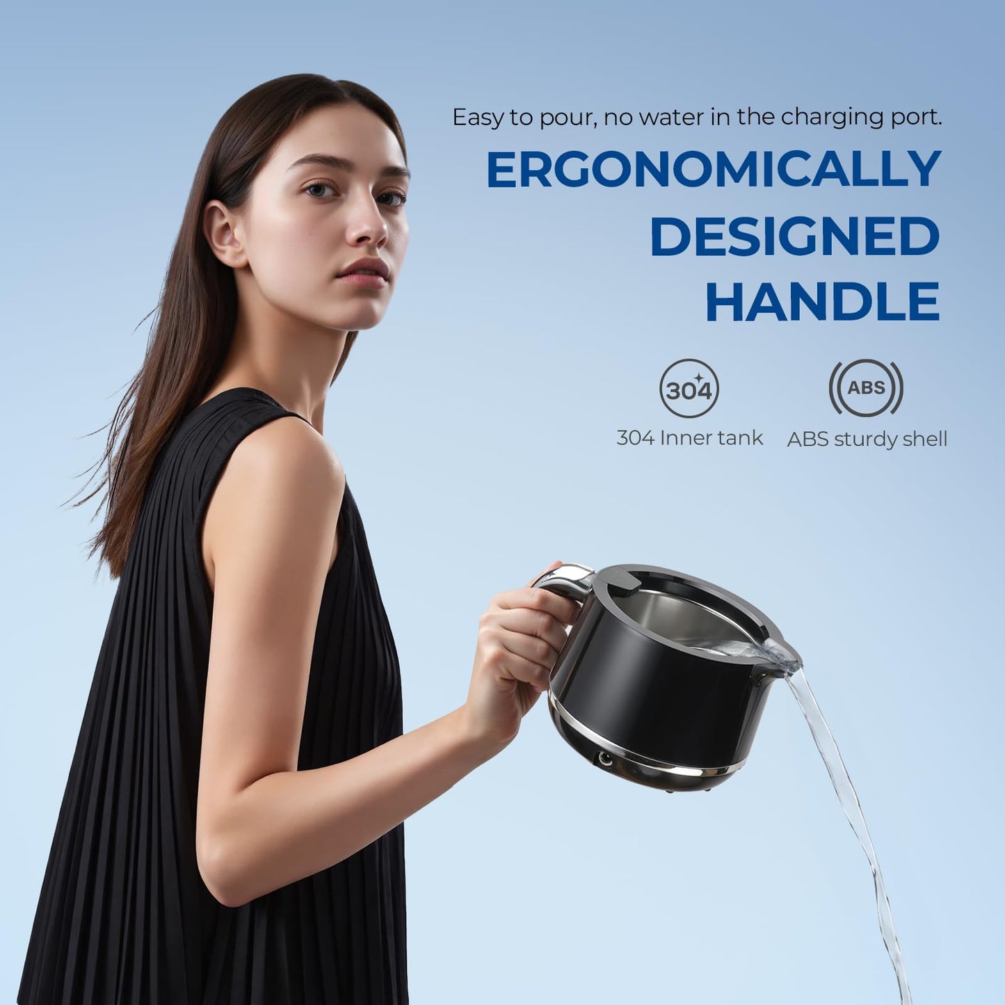 GYNHD Ultrasonic Retainer Cleaner: 45kHz, 200ml, 5 Modes, UV Light, Digital Timer